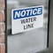Signmission Water Line, 10 in W x Rectangle, Vinyl Decal OS-2PACK-NS-D-710-L-18974 - alternate 5